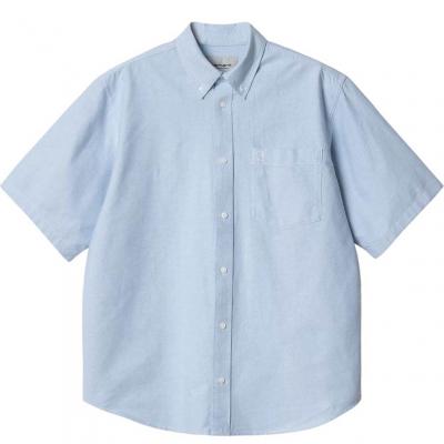 CARHARTT WIP S/S BRAXTON SHIRT BLEACH/WAX 