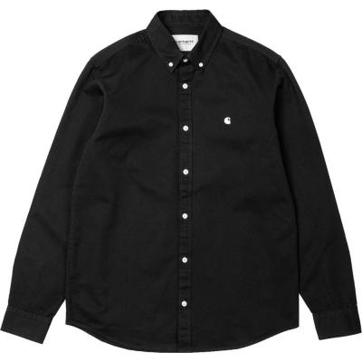 CARHARTT WIP L/S MADISON SHIRT BLACK/WAX