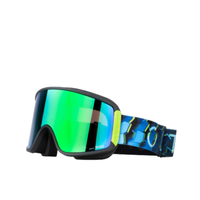 OUT OF SHIFT HEXAGON GREEN MCI MASCHERA SNOWBOARD