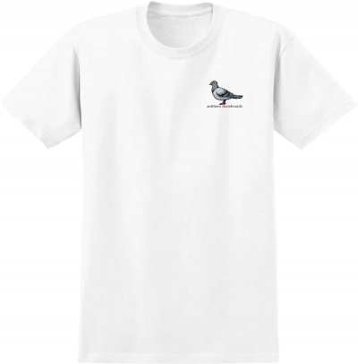 ANTIHERO LIL PIGEON WHITE/MULTI COLOR T-SHIRT BAMBINO