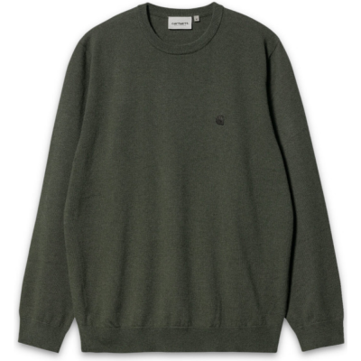 CARHARTT WIP MADISON SWEATER BOXWOOD/BLACK MAGLIONE