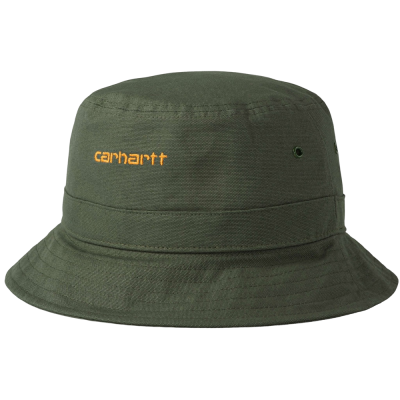 CARHARTT WIP SCRIPT BUCKET BOXWOOD/OCHRE CAPPELLO