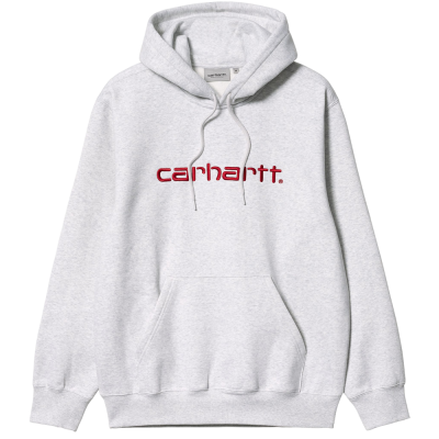 CARHARTT WIP SWEAT ASH HEATHER/ROCKET FELPA