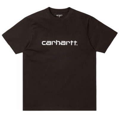 CARHARTT WIP BLACK WHITE T-SHIRT