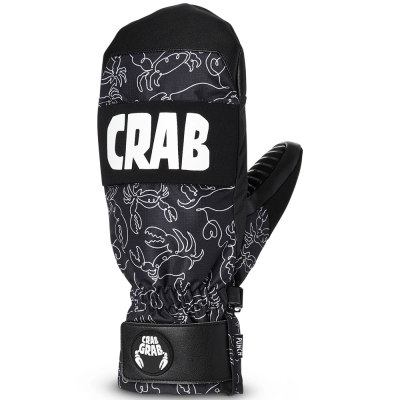 CRAB GRAB PUNCH DOODLE BLACK GUANTI SNOWBOARD