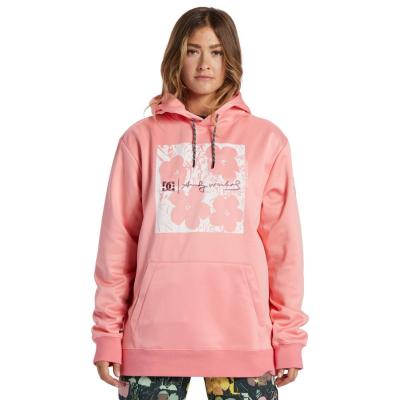 DC AW SNOWSTAR SHELL PINK FELPA SNOWBOARD DONNA