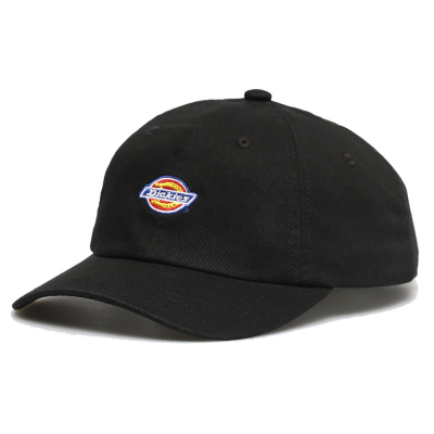 DICKIES 6 PANEL LOGO BLACK CAPPELLO