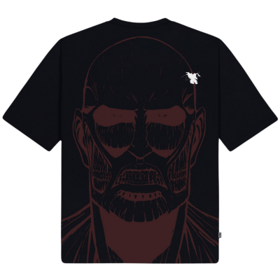 DOLLY NOIRE COLOSSAL TITAN OVER BLACK T-SHIRT