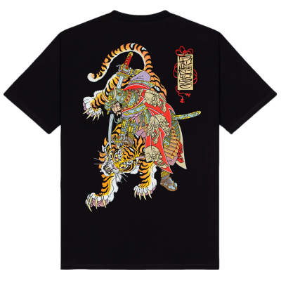 DOLLY NOIRE MUSASHI BLACK T-SHIRT