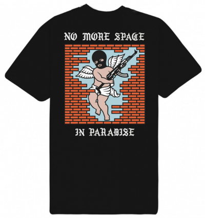 DOOMSDAY NO MORE SPACE BLACK T-SHIRT