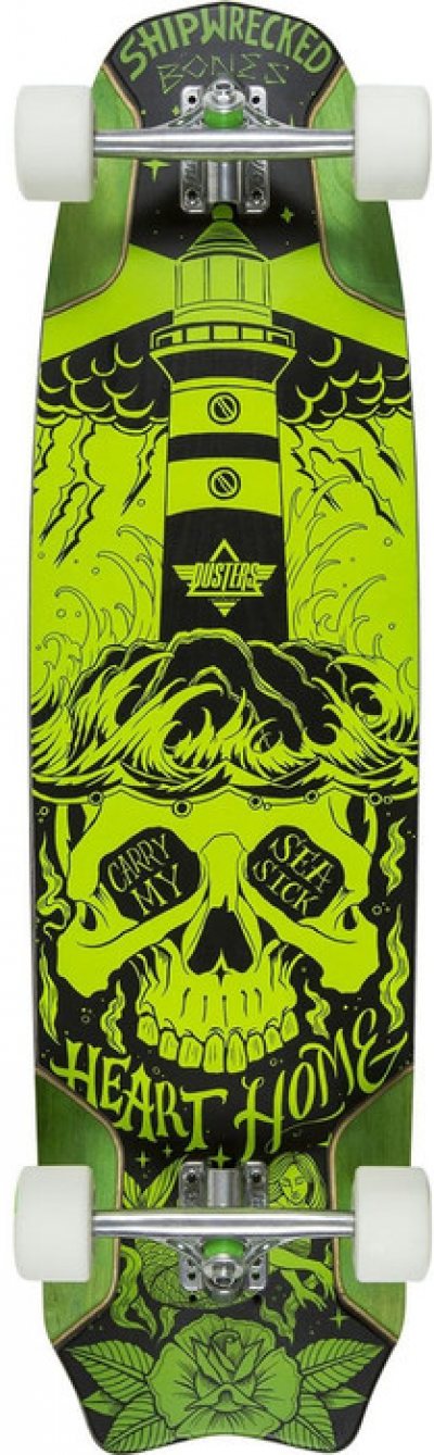 Longboard Completo DUSTERS Bones Green 38