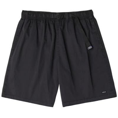 OBEY EASY PIGMENT TRAIL ANTHRACITE SHORTS