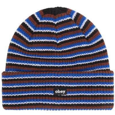 OBEY LOOSE GROOVE BEANIE BLACK/MULTI CAPPELLO