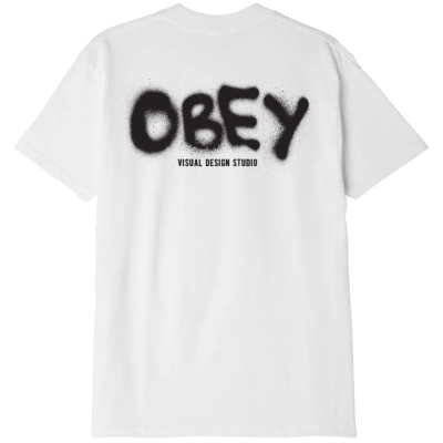 OBEY VISUAL DESIGN STUDIO CLASSIC WHITE T-SHIRT