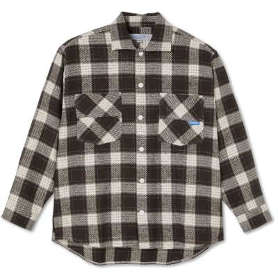 POLAR FLANEL BIG BOY BROWN CAMICIA