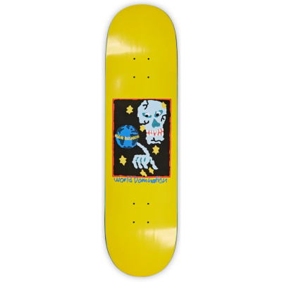 POLAR OSKAR ROZEMBERG WORLD DOMINATION 8.125 YELLOW TAVOLA SKATEBOARD