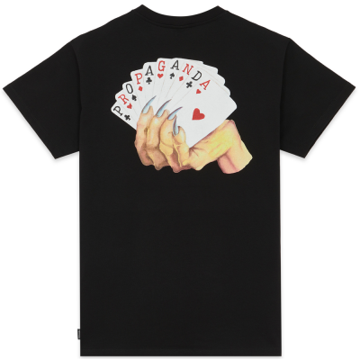 PROPAGANDA ROYAL FLUSH BLACK T-SHIRT