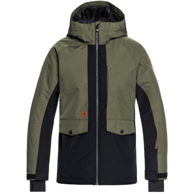 QUIKSILVER TR AMBITION PARKA GRAPE LEAF GIACCA SNOWBOARD BAMBINO
