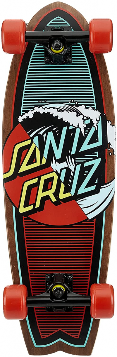 SANTA CRUZ CLASSIC WAVE SPLICE SHARK SKATEBOARD