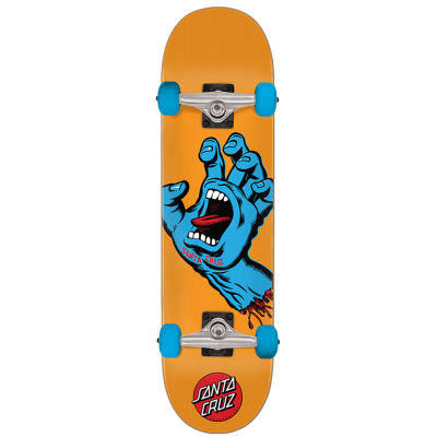 SANTA CRUZ SCREAMING HAND MID SK8 7.80in x 31in SKATEBOARD