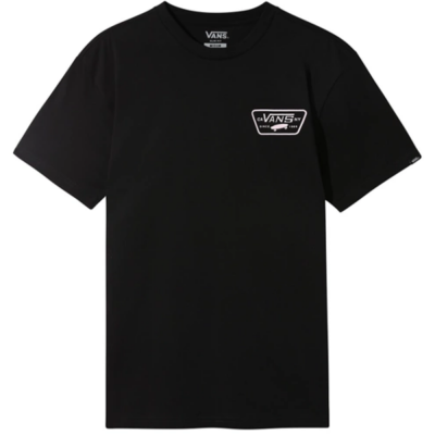 VANS FULL PATCH BACK BLACK/WHITE T-SHIRT