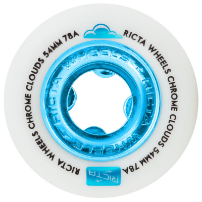 RICTA CHROME CLOUDS BLUE 54mm - 78a RUOTE