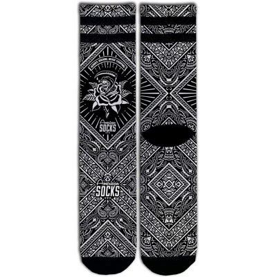 AMERICAN SOCKS BANDANA BLACK CALZINI