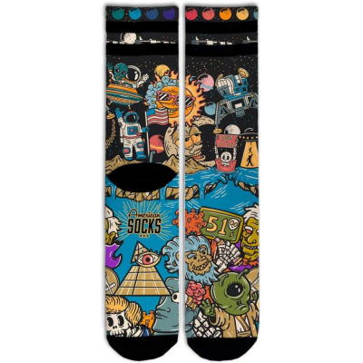 AMERICAN SOCKS SIGNATURE CONSPIRACY MULTI CALZINI