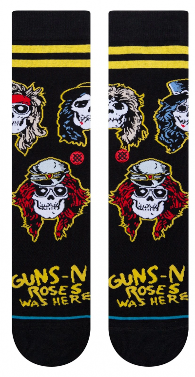 STANCE X GUNS 'N ROSES APPETITE BLACK CALZINI