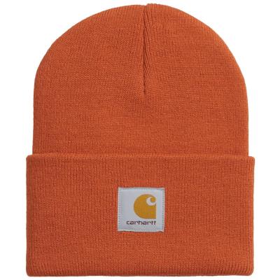 CARHARTT WIP ACRYLIC WATCH HAT BRICK CAPPELLO