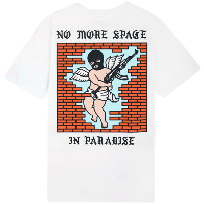 DOOMSDAY NO MORE SPACE WHITE T-SHIRT