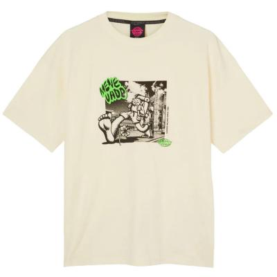 FUNKY LEAVE-MI OFF WHITE T-SHIRT