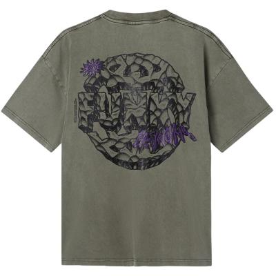 FUNKY PREISTORIA KHAKI WASHED OUT T-SHIRT