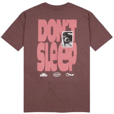 HUF COUSIN OF DEATH EGGPLANT T-SHIRT