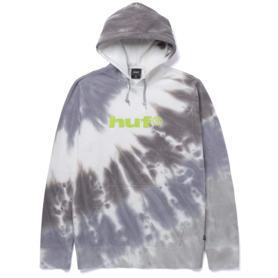 HUF LO-FI TIE DYE P/O HOODIE BLACK FELPA