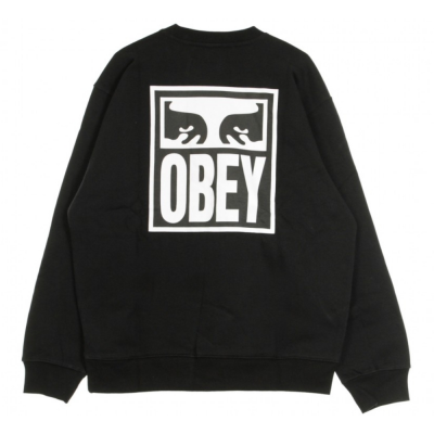 OBEY EYES ICON CREW PREMIUM BLACK FELPA