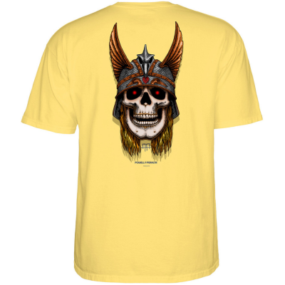 POWELL PERALTA ANDY ANDERSON SKULL YELLOW T-SHIRT