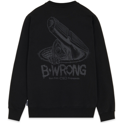 PROPAGANDA BWRONG CREWNECK BLACK FELPA