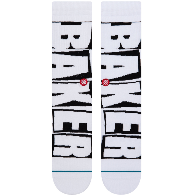 STANCE x BAKER WHITE CALZINI