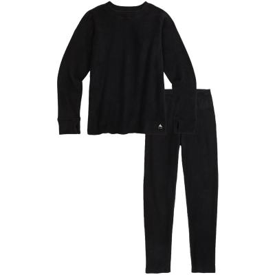 BURTON HEAVYWEIGHT BASE LAYER TRUE BLACK SET TERMICA BAMBINO