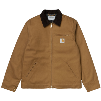 CARHARTT WIP DETROIT JACKET HAMILTON BROWN