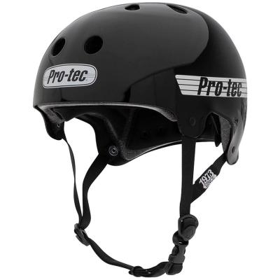 PRO TEC OLD SCHOOL CERT GLOSS BLACK CASCO