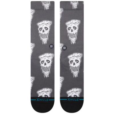 STANCE PIZZA FACE WHITE/BLACK CALZINI