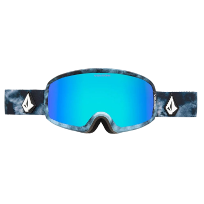 VOLCOM MIGRATIONS LAGOON TIE DYE/ BLUE CHROME MASCHERA SNOWBOARD