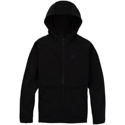 BURTON CROWN WEATHERPROOF FULL ZIP TRUE BLACK BAMBINO