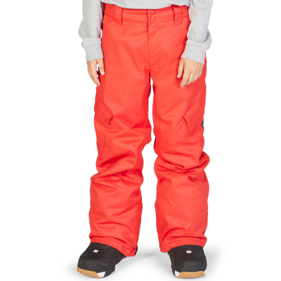 DC BOY'S BANSHEE RACING RED PANTALONI SNOWBOARD BAMBINO