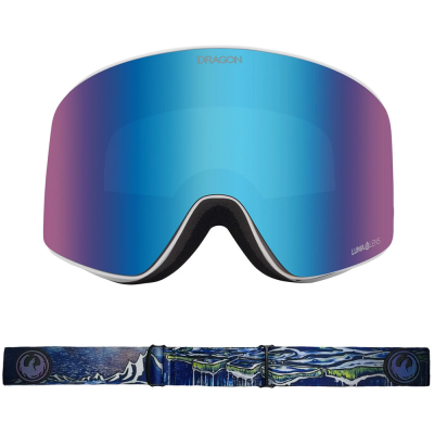 DRAGON PXV IGUCHI BLUE ION + AMBER MASCHERA SNOWBOARD