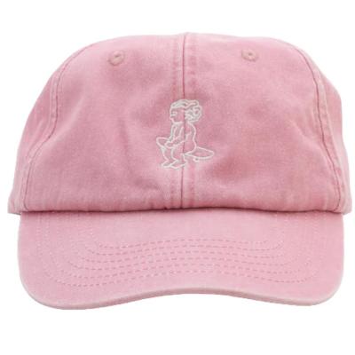 EMENTA BABY CAP PINK WASHED CAPPELLO