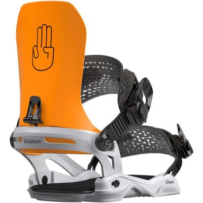 BATALEON CHAOS ASYMWRAP NEON ORANGE/GLACIER GRAY ATTACCHI SNOWBOARD