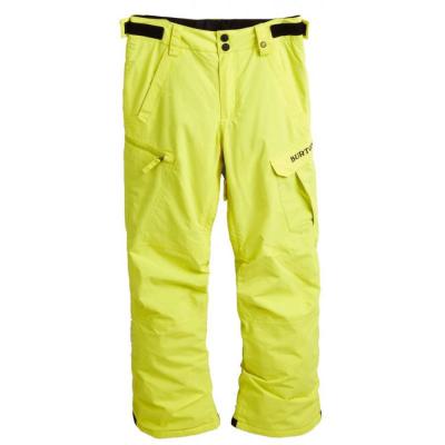 BURTON EXILE CARGO SULPHUR YELLOW PANTALONI SNOWBOARD BAMBINO